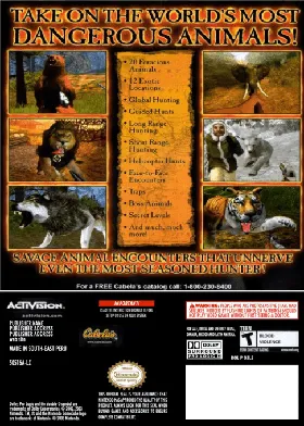 Cabela's Dangerous Hunts 2 box cover back